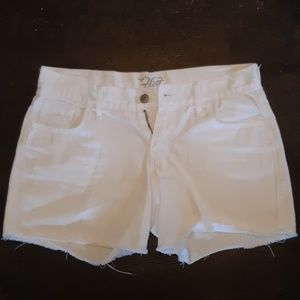 Old Navy White Jean Shorts